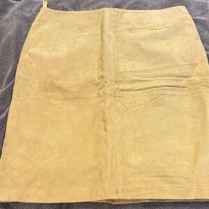 Newport News Camel Pencil Skirt